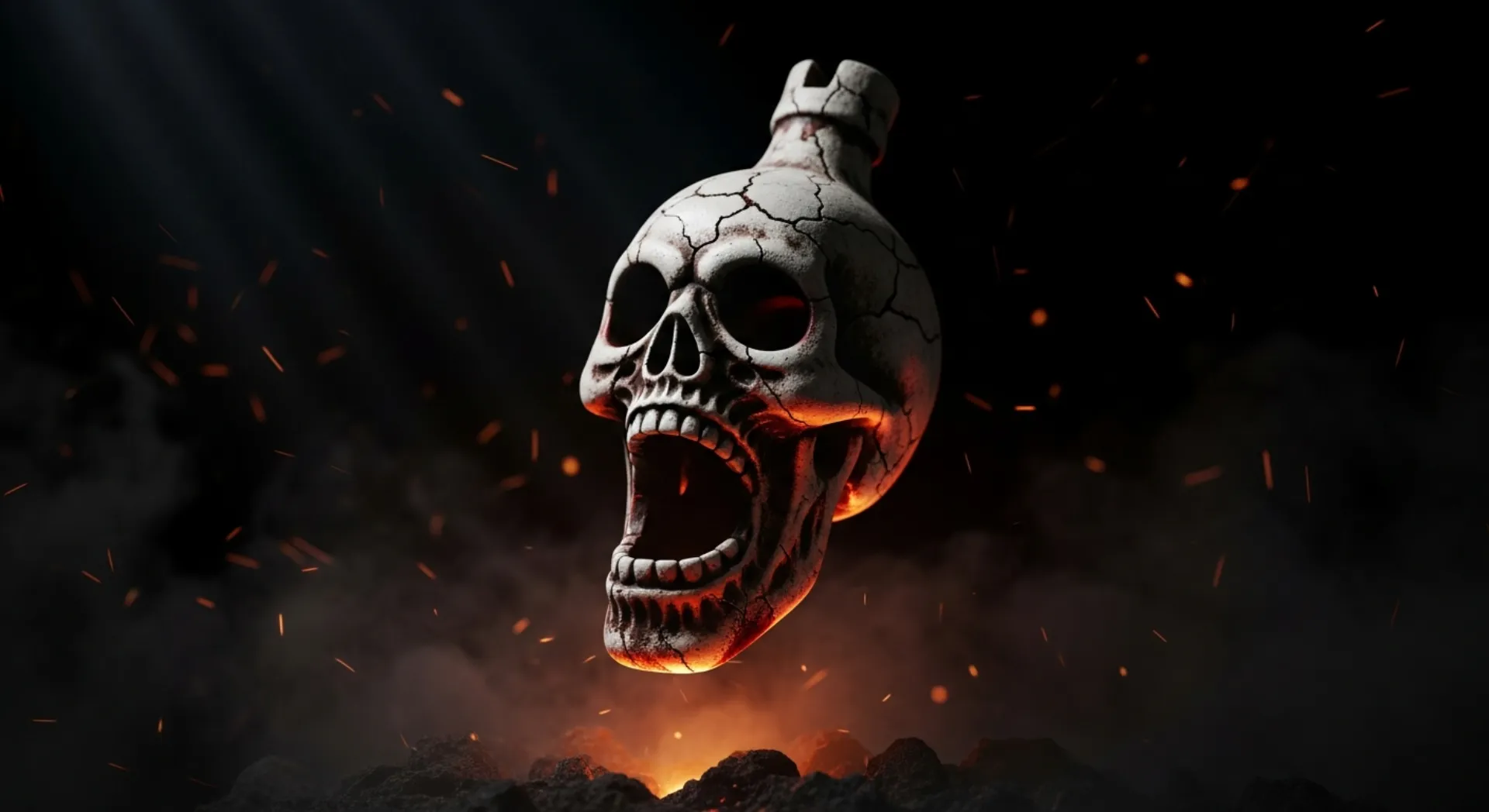 Aztec Death Whistle — The Original Screaming Skull Replica | Mictlān